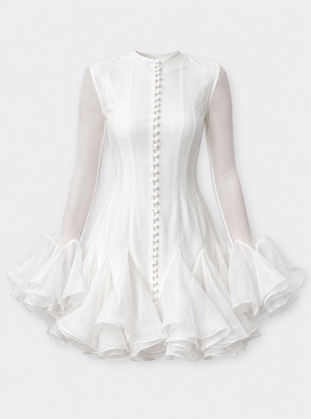 The Victoria Ruffle Mini Dress