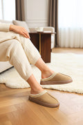 Tribal-Stitch Slippers